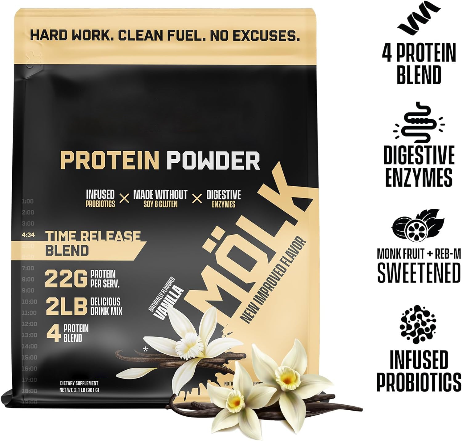 Dried Egg White Vanilla Flavor