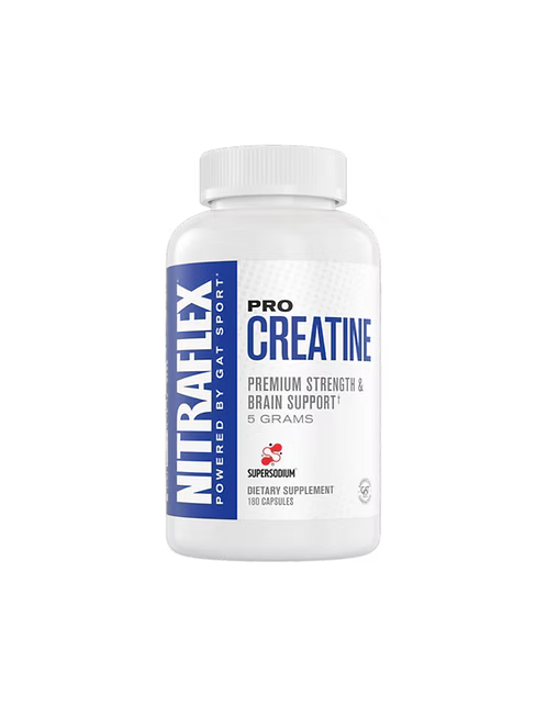 Gat Nitraflex Pro Creatine – 180 Cápsulas | Creatina en Cápsulas