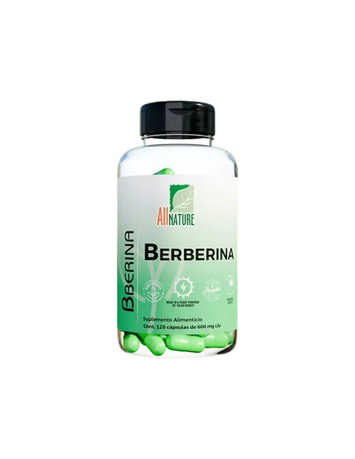 All Nature Berberina 60 Caps | Formula de Bienestar Metabolico y Equilibrio