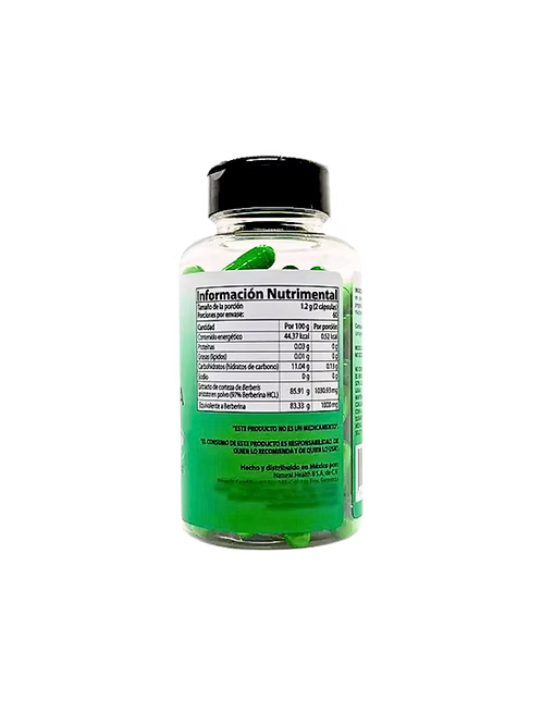 All Nature Berberina 60 Caps | Formula de Bienestar Metabolico y Equilibrio