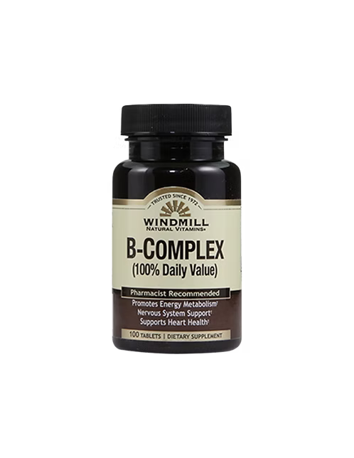 WHP B-Complex 100 Cápsulas | Energía, Estrés y Sistema Nervioso