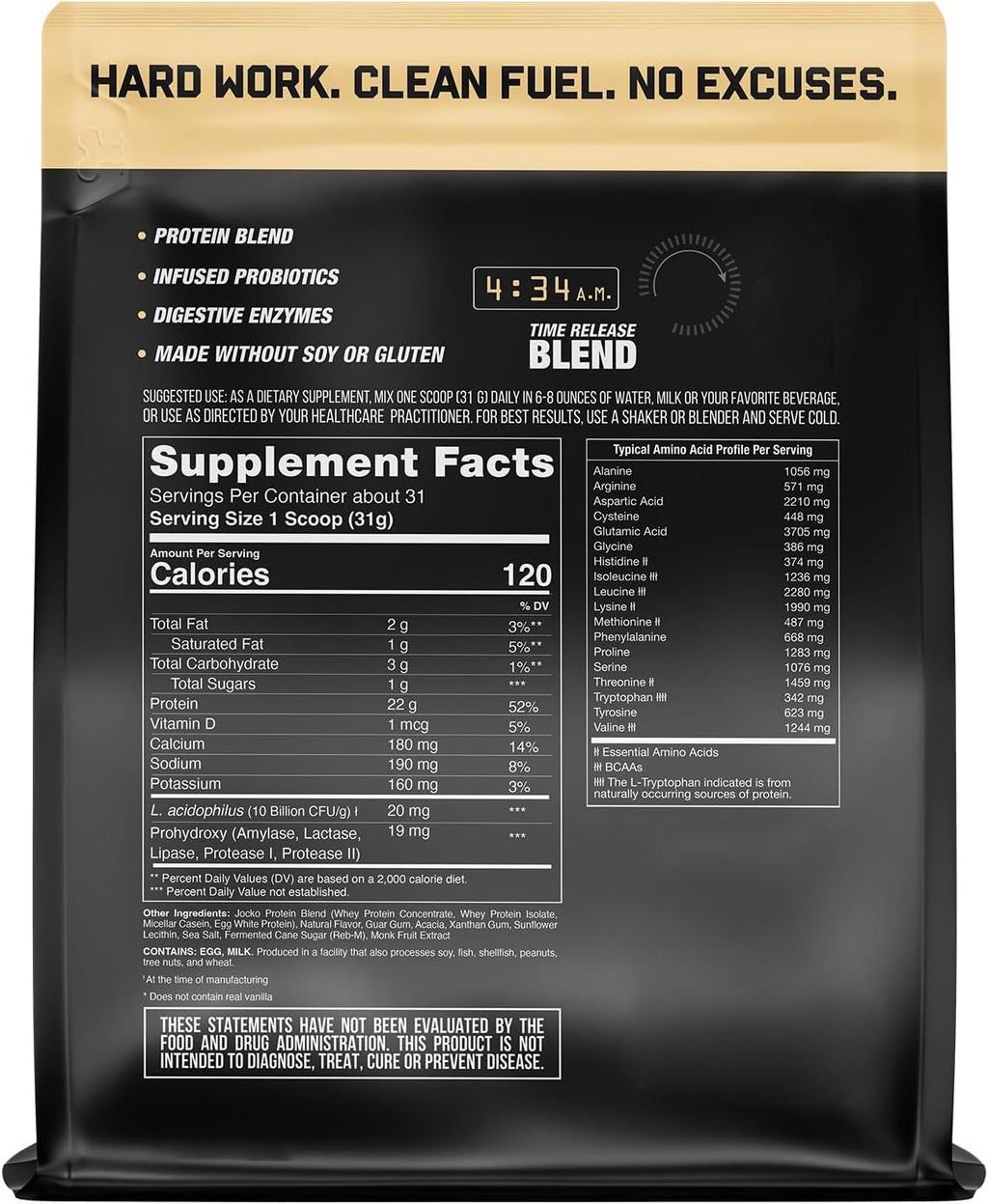 Dried Egg White Vanilla Flavor