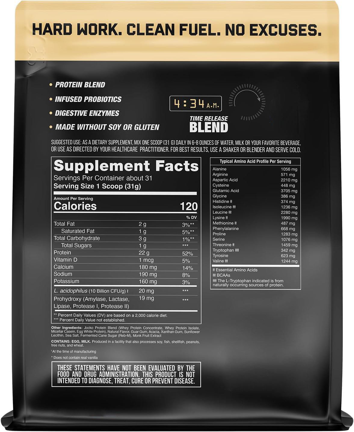 Dried Egg White Vanilla Flavor