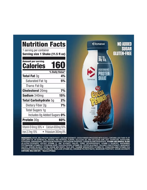 Double Pack Dym Rtd Protein Shake 11.5 Oz 12 Pack | Bebida Proteica
