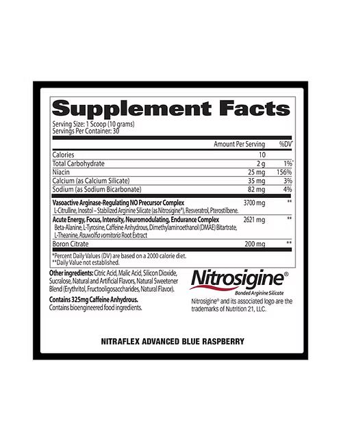 GAT Nitraflex Advanced Formula 30 Serv | Pre Workout de Energia y Rendimiento